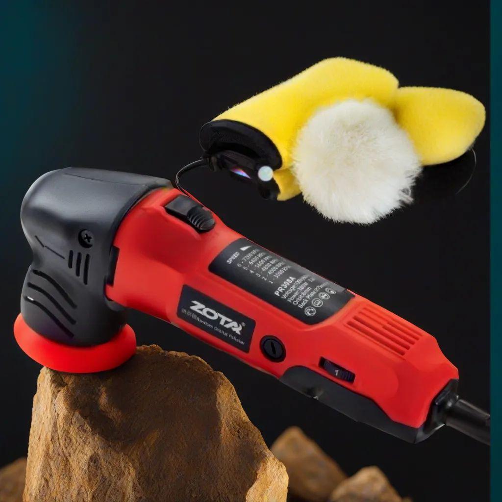 小型 ランダムオービタル式ポリッシャー,100V六段変速 日本語取扱説明書付