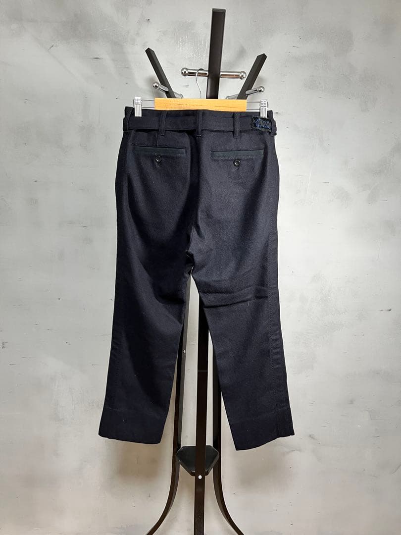 sacai 17AW チロリアン刺繍 ウールパンツ 1 サカイ　入手困難