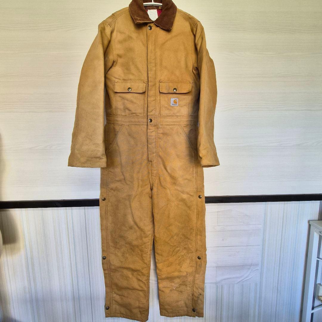 USA製 Carhartt ダック オールインワン Lサイズ