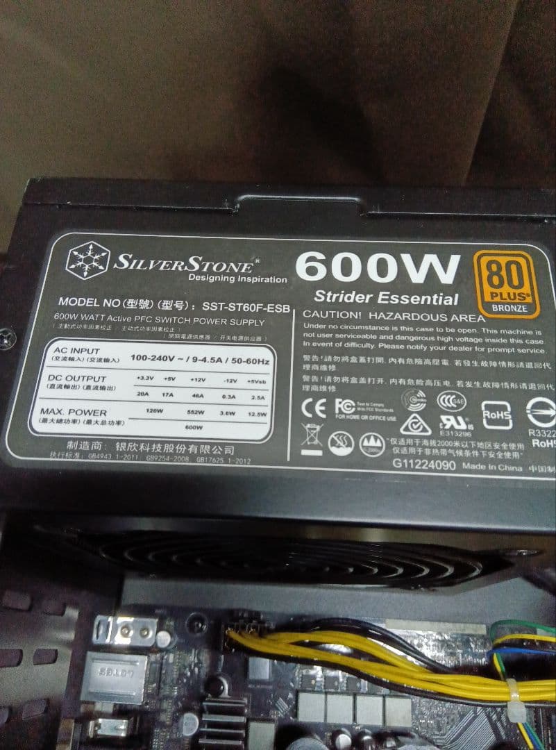 自作PC ASRockZ370PRO4&intelG5420