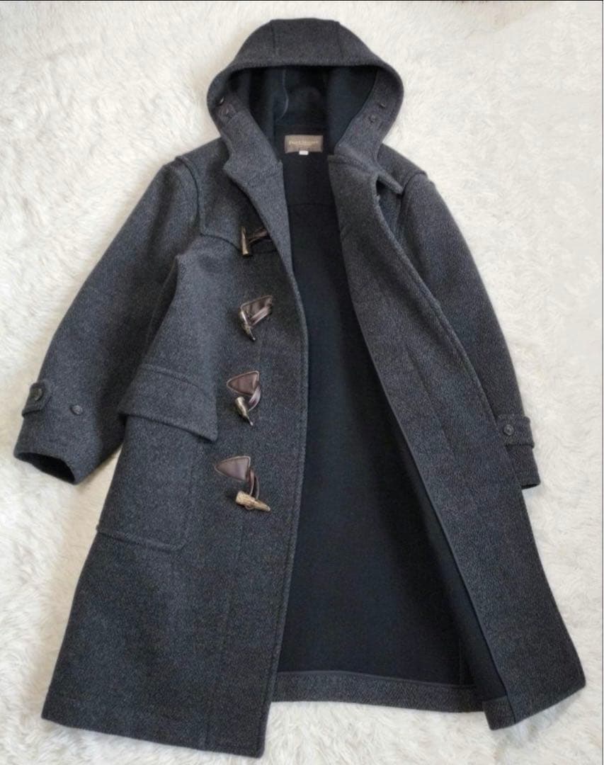 Paul Stuart ダッフルコート ロング丈　ヘリンボーン