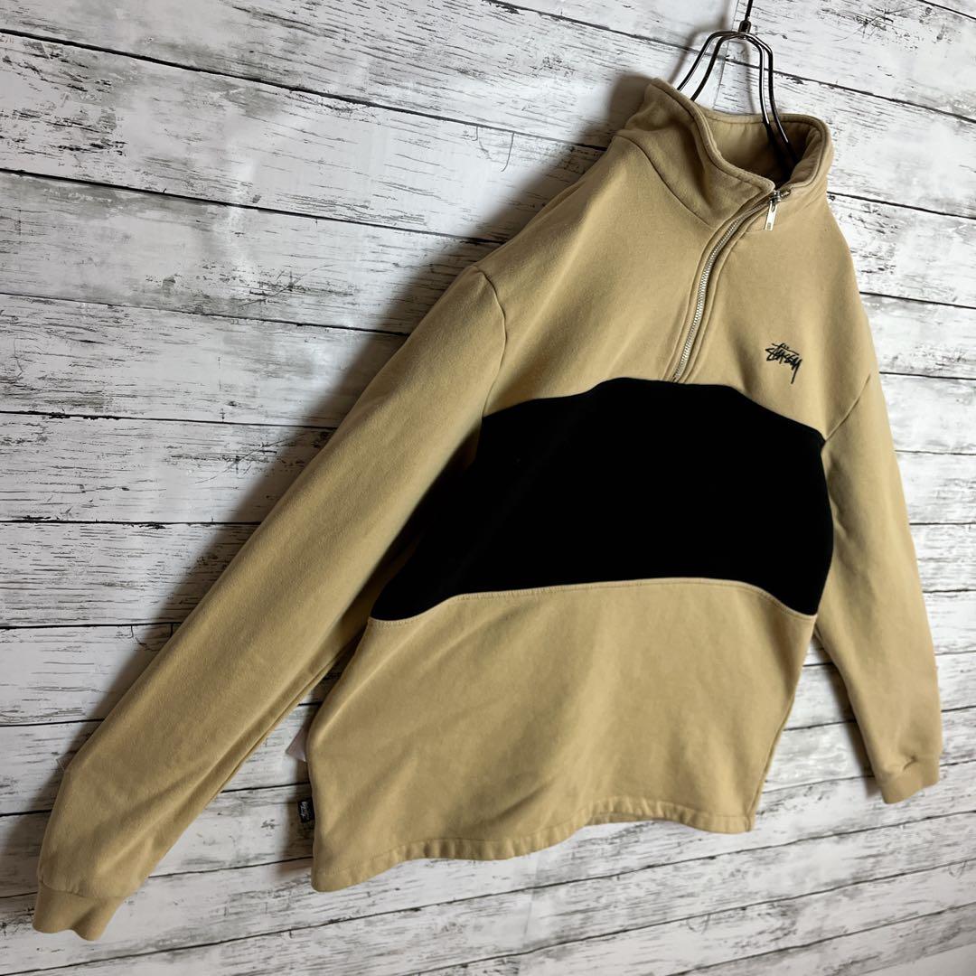 STUSSY◎オーストラリア限定 ハーフジップ スウェット D345
