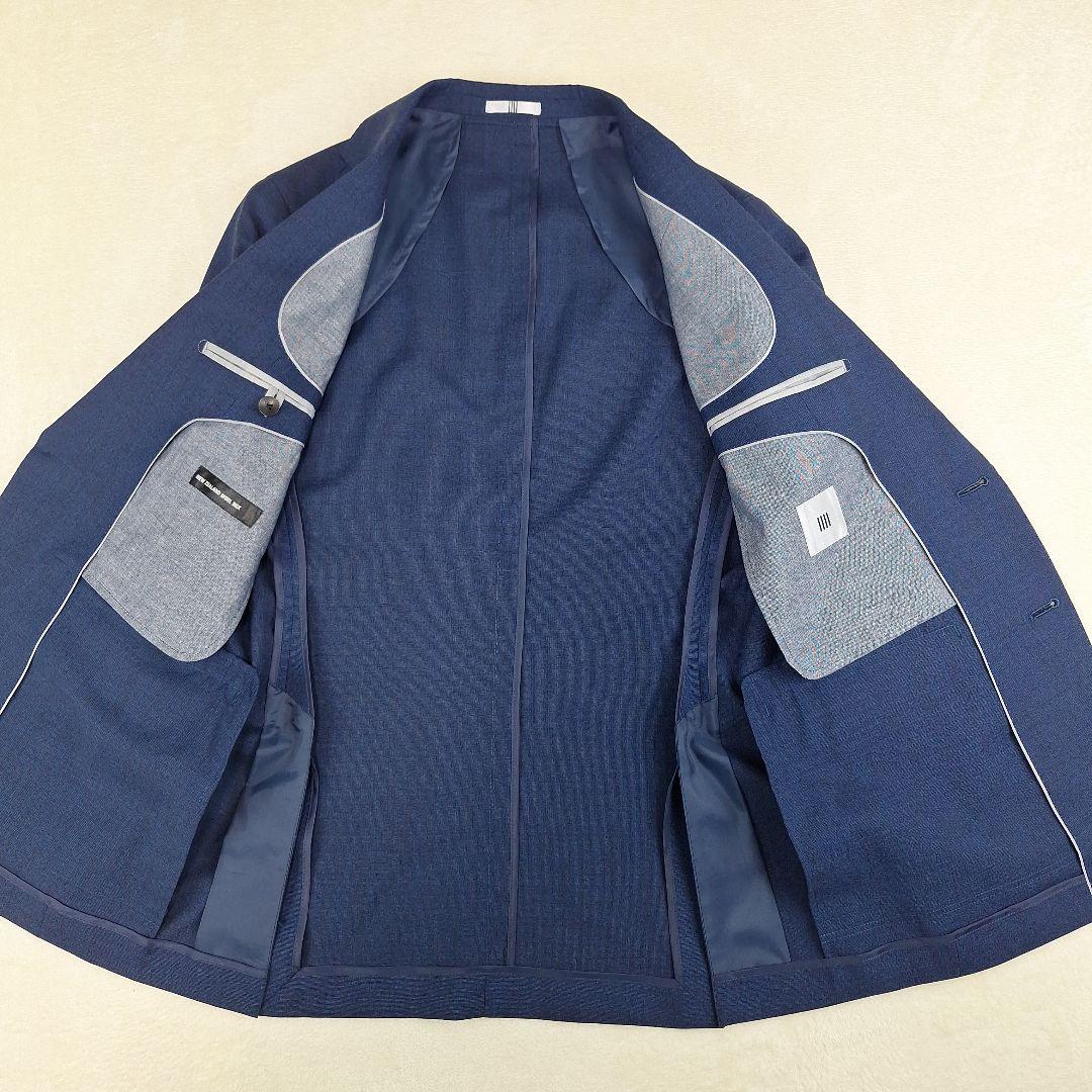 美品✨スーツセレクト　ビジネススーツ　スリーピース　ネイビー　Y4