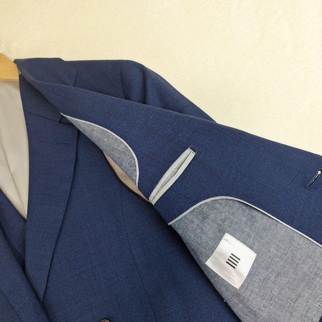 美品✨スーツセレクト　ビジネススーツ　スリーピース　ネイビー　Y4