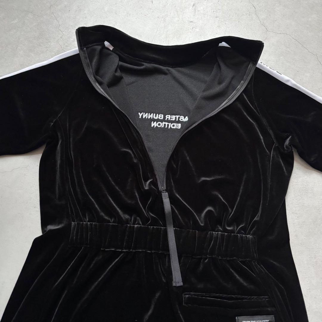 【美品】MASTER BUNNY EDITION ベロア モックネックワンピース