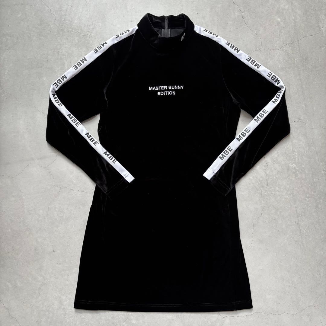 【美品】MASTER BUNNY EDITION ベロア モックネックワンピース