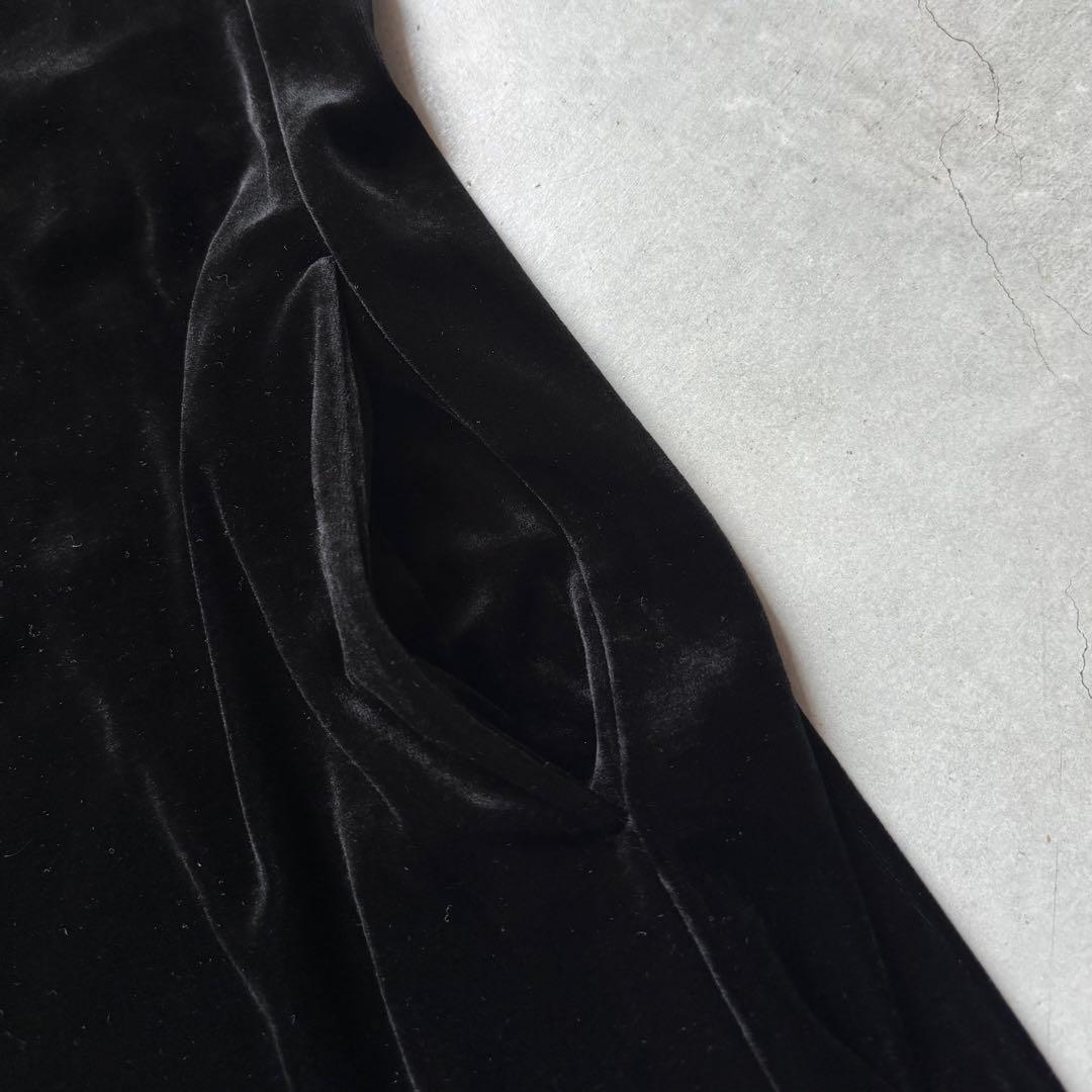 【美品】MASTER BUNNY EDITION ベロア モックネックワンピース