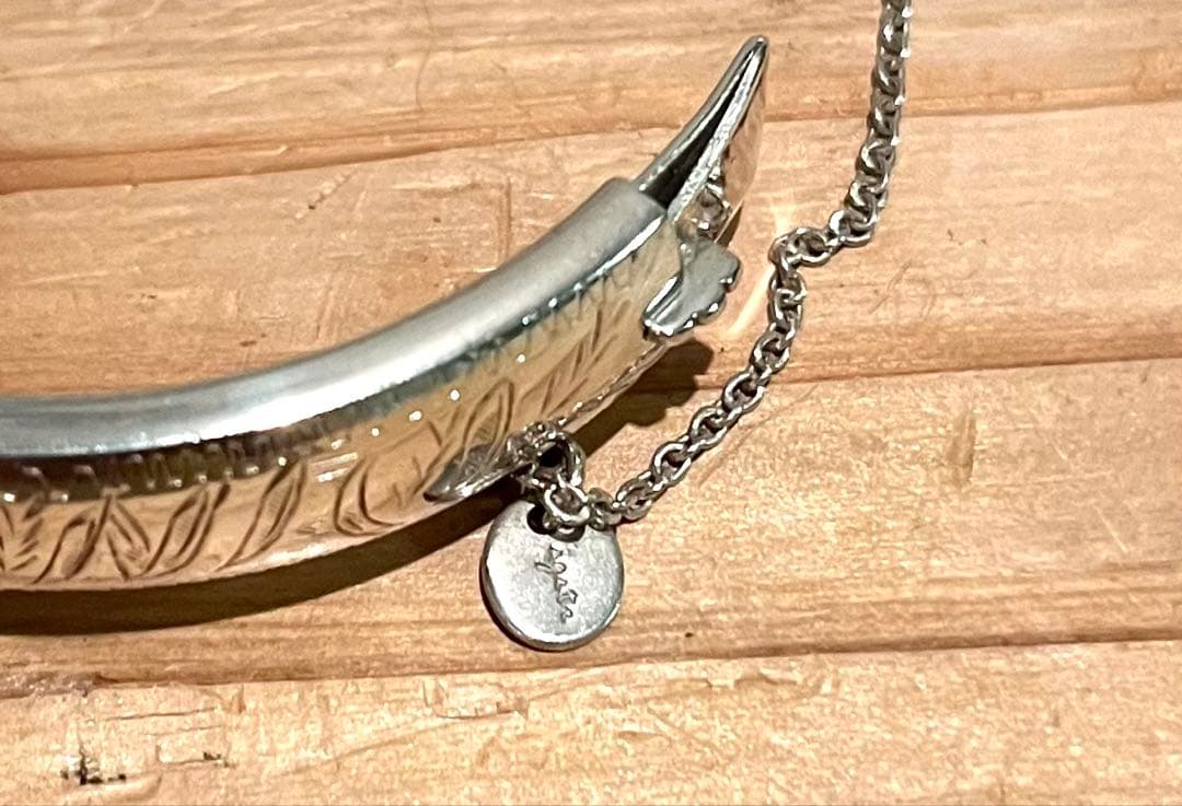 【agete】アガット シルバーバングル〈太〉