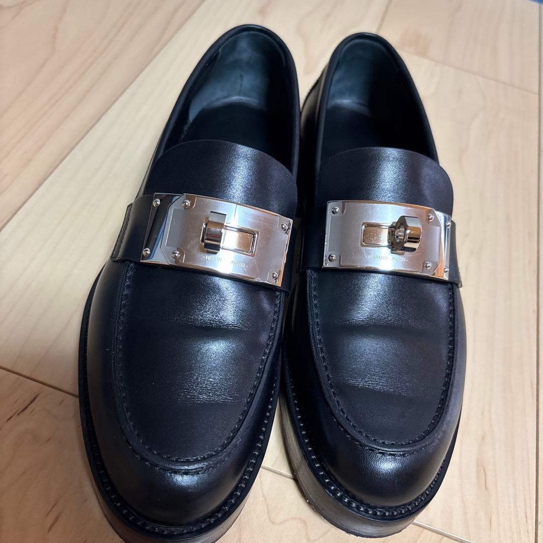 ビ*ン様 HERMES Hour loafer モカシンホット