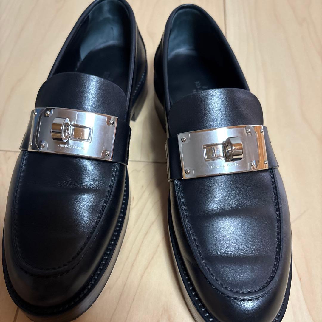 ビ*ン様 HERMES Hour loafer モカシンホット