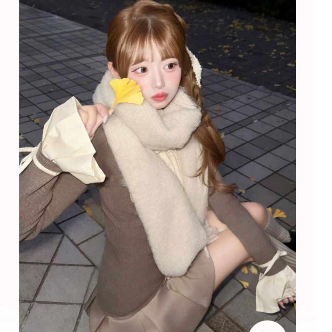 ダーリッチ シャツドッキングプリーツミニワンピース ミニワンピース　モカ