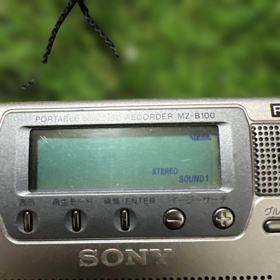 SONY ポータブルミニディスクレコーダー MZ-B100中古