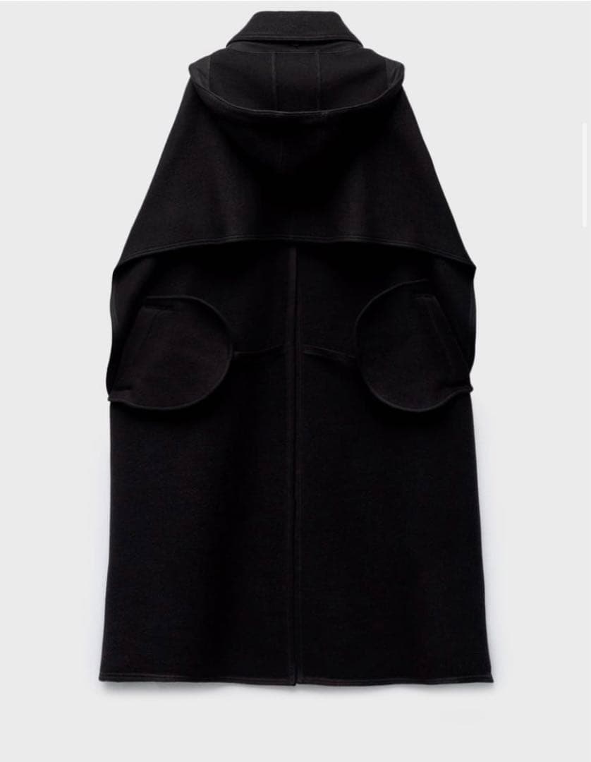 ZARA ZW ウールブレンドケープ LIMITED EDITION