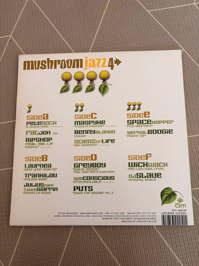 DJ Mark Farina - Mushroom Jazz 4 /レコード