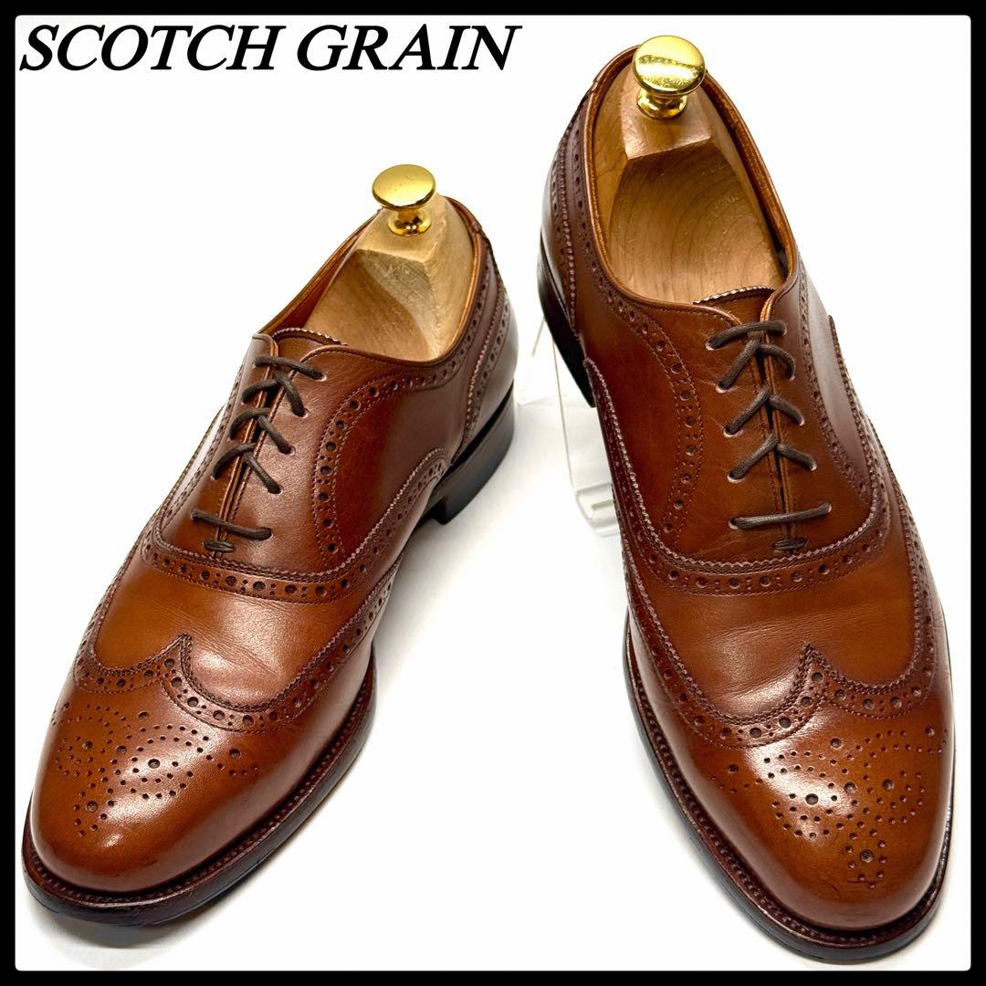 SCOTCH GRAIN スコッチグレイン ウィングチップ ビジネスシューズ