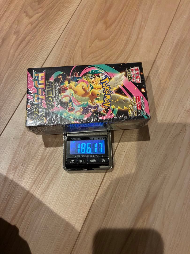 高重量BOX 186.17ｇMEGAドリームex　シュリンク付き　1BOX