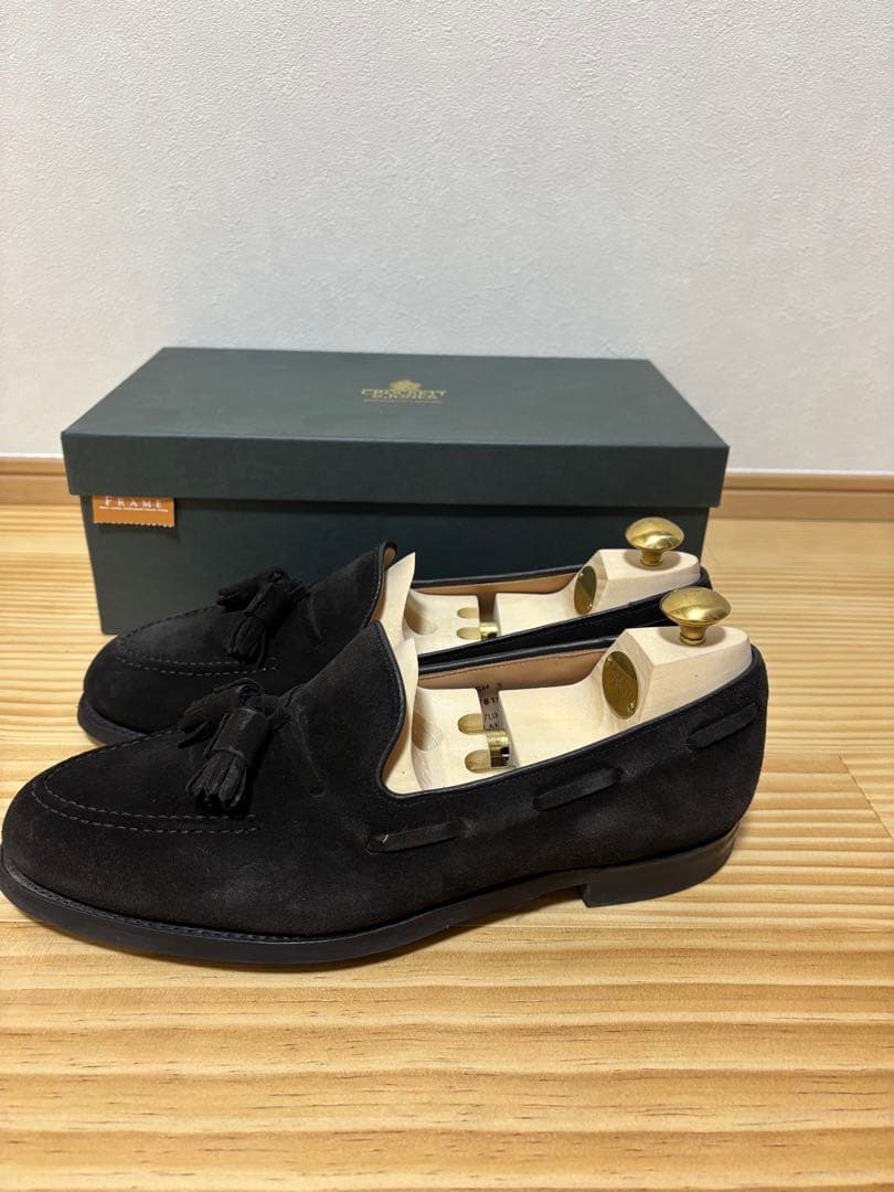 m*o様 クロケット＆ジョーンズキャベンディッシュ3 スエード 純正シューツリー