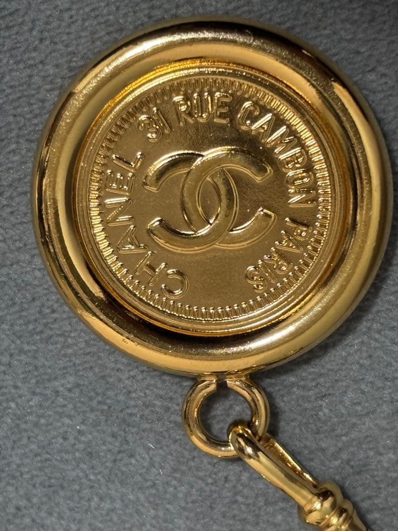 【美品】シャネル CHANEL ベルト ココマーク ヴィンテージ　チェーンベルト