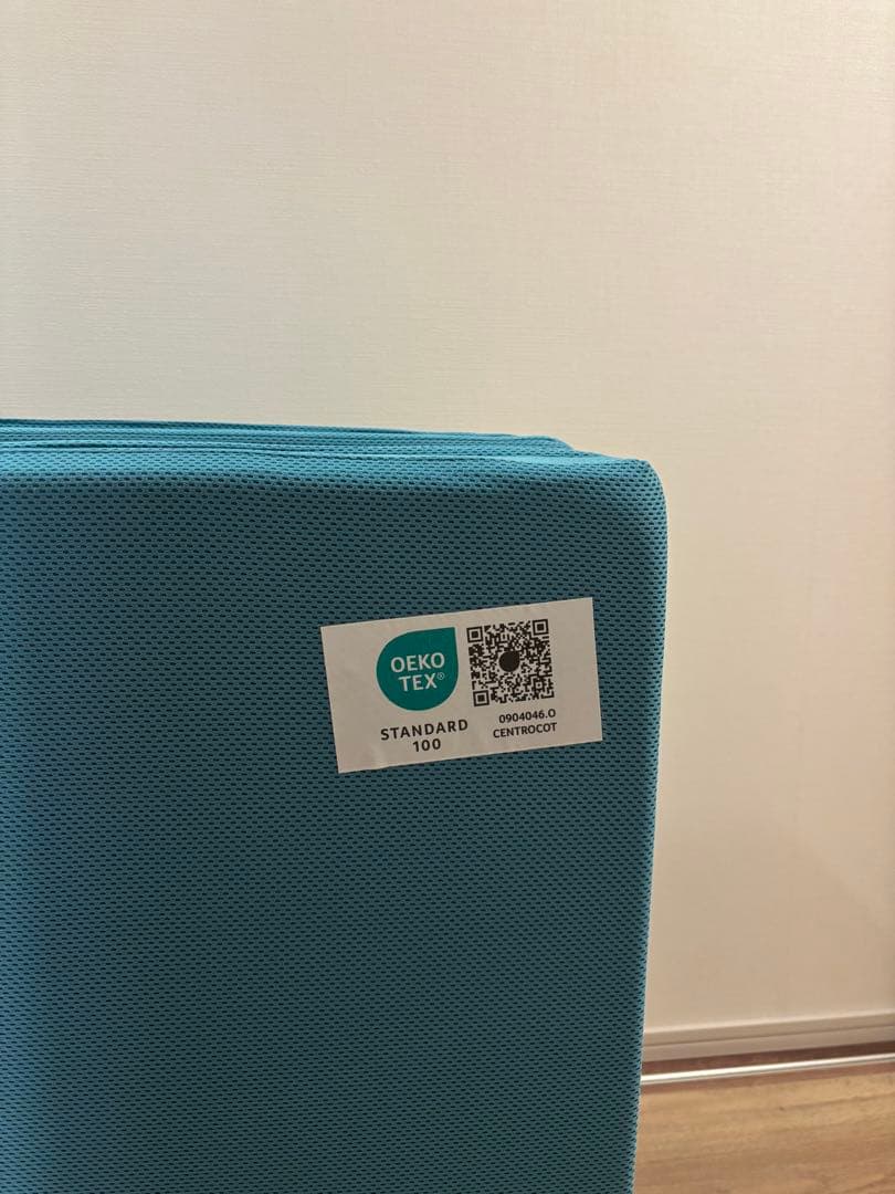 マニフレックス 三つ折りマットレス セミダブル ミッドブルー メッシュウィング