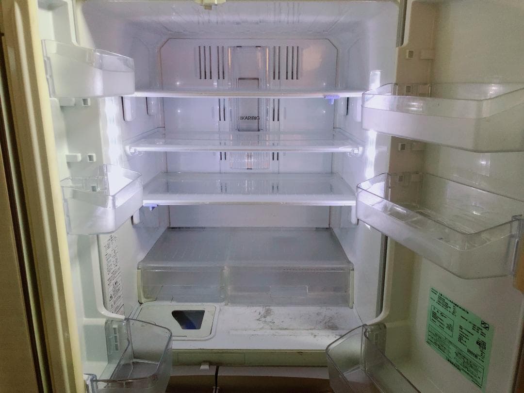 三菱電機 6ドア 冷蔵庫（501L・フレンチドア）フローラル MR-E50R-F