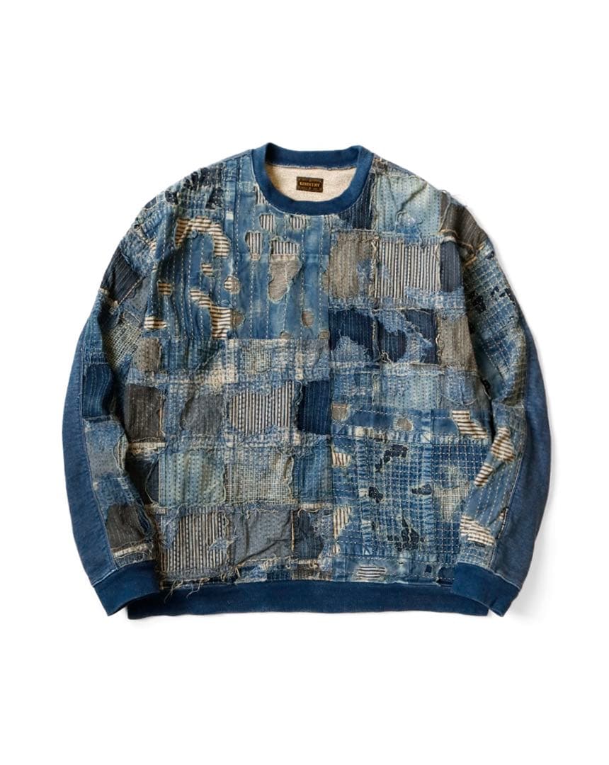 新品　size3　キャピタル BORO×IDG裏毛 2TONE BIGスウェット