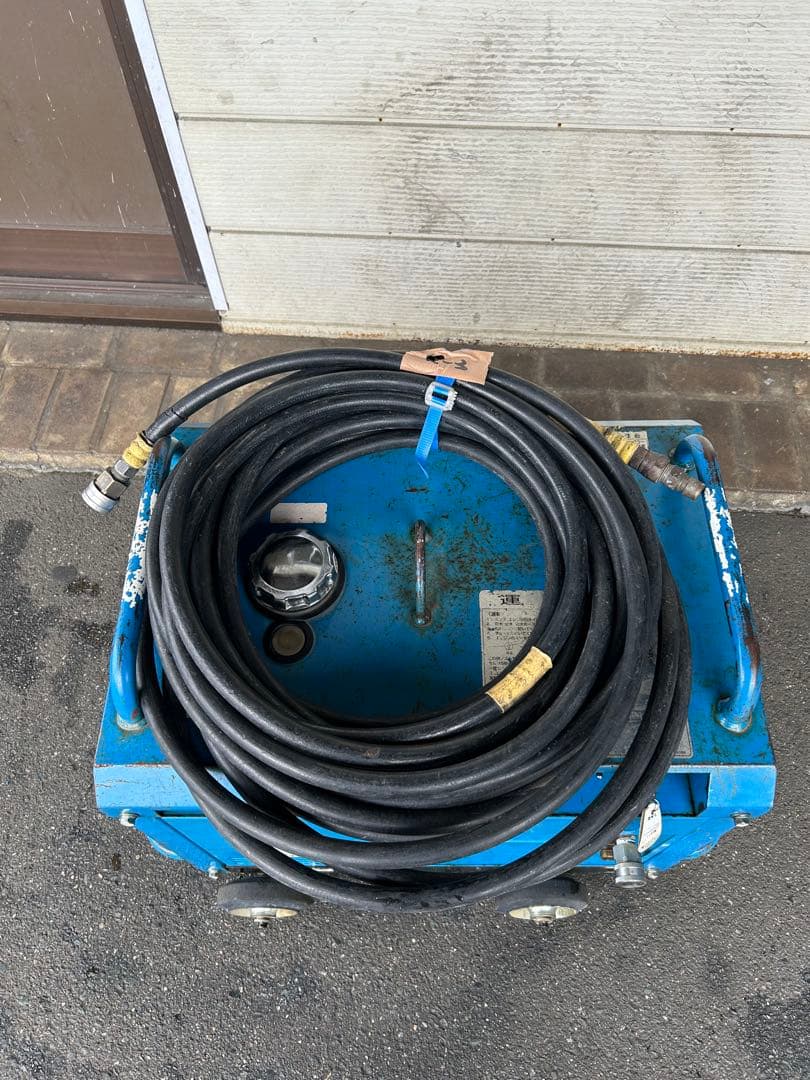 K3 ★ツルミHPJ-5ESM高圧洗浄機防音ガン・高圧ホース・給排水ホースセット