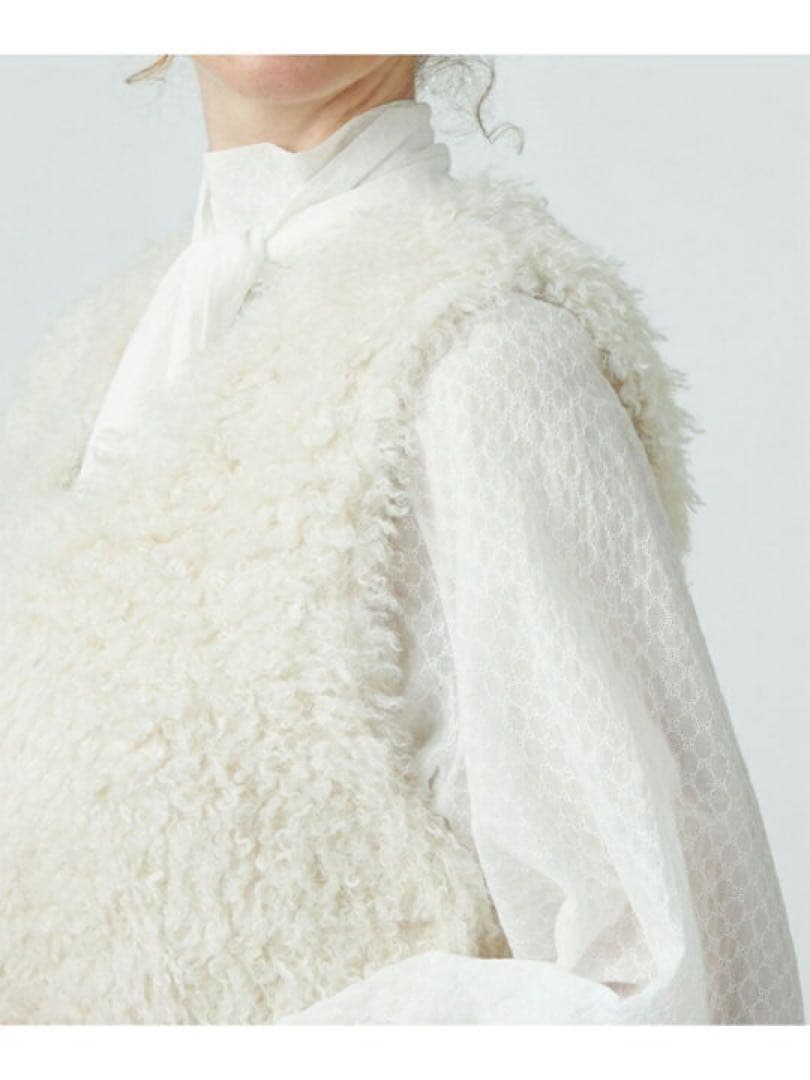 【極美品】Ballsey ボールジィ プードルファー Vネックベスト