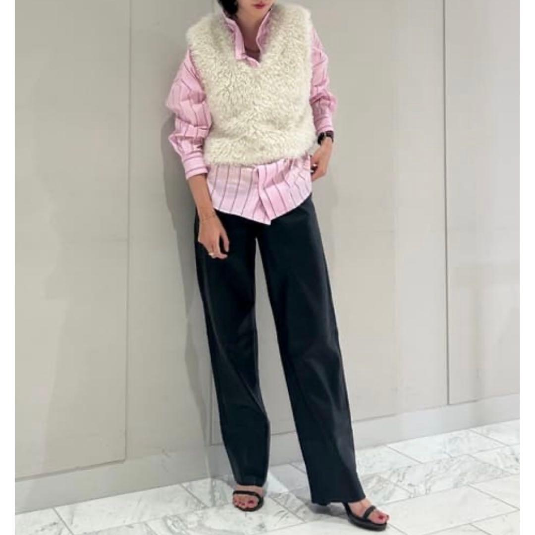 【極美品】Ballsey ボールジィ プードルファー Vネックベスト