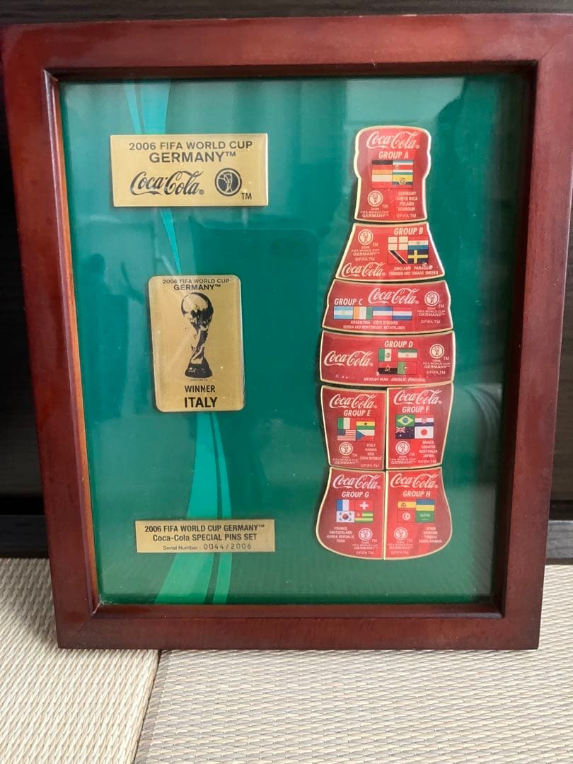 激レア　2006ＦＩＦＡ　ＷＯＲＬＤＣＵＰ　コカコーラピンズセット