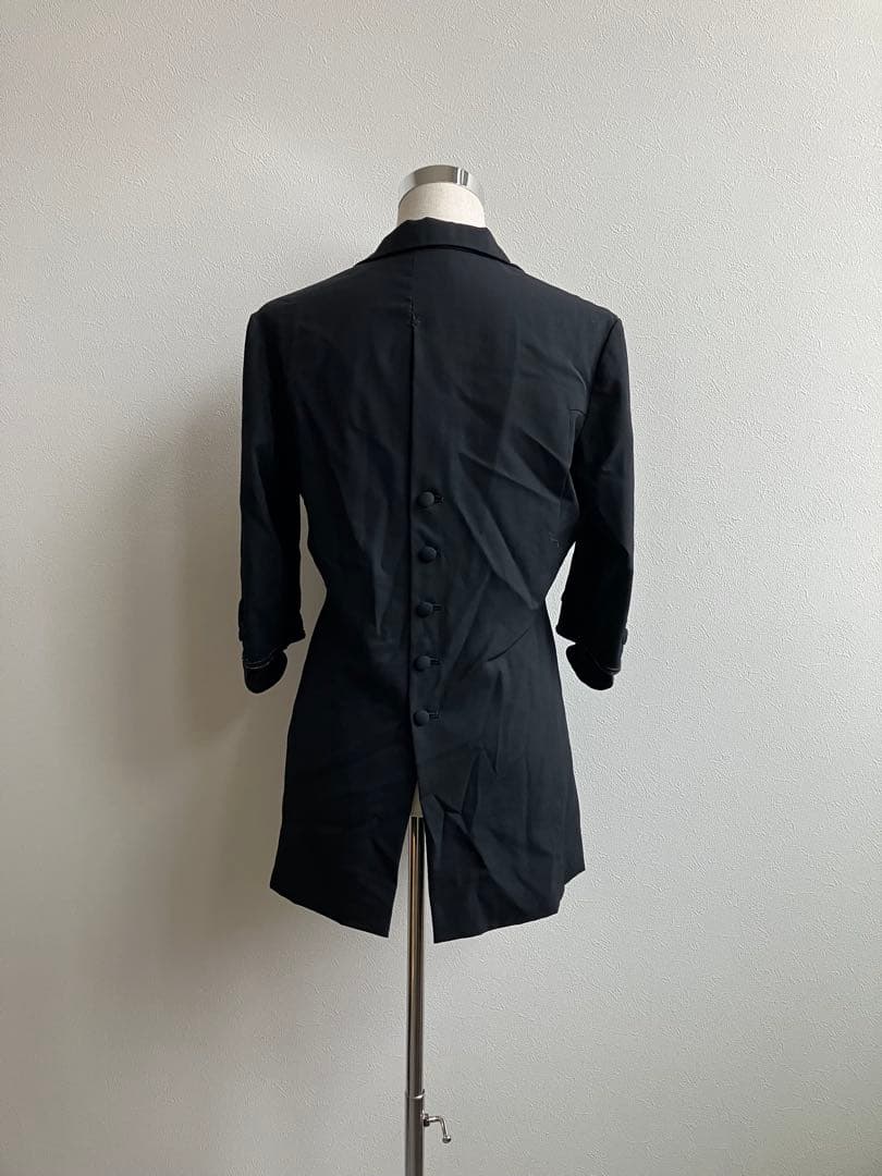 ★ ヨウジヤマモト 日本製 両面ボタン 刺繍袖 デザイン テーラードジャケット