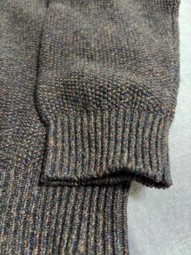 値下ok新品 crepuscule wool kanoko halfzip 2