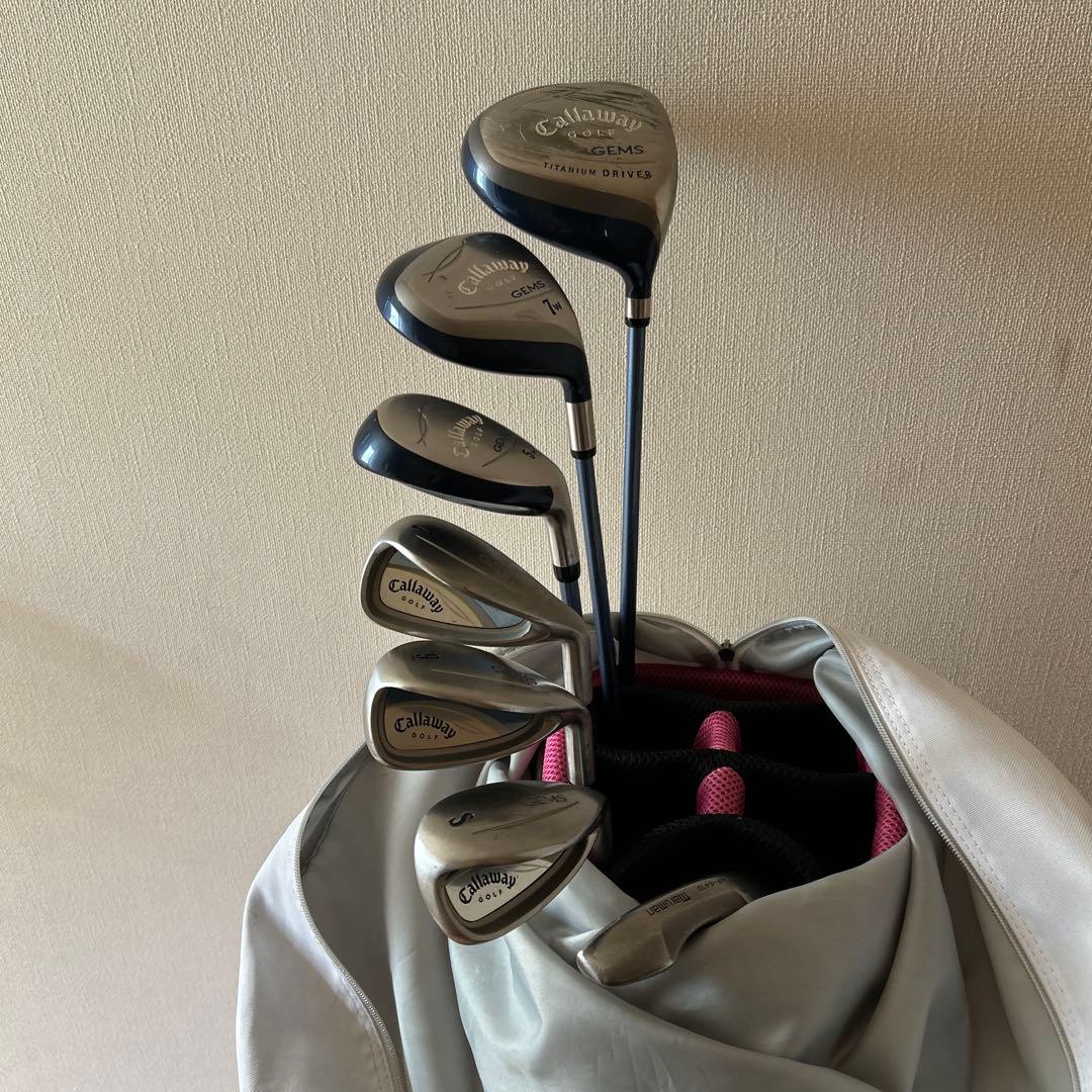 レディース ゴルフクラブセット キャロウェイGEMS