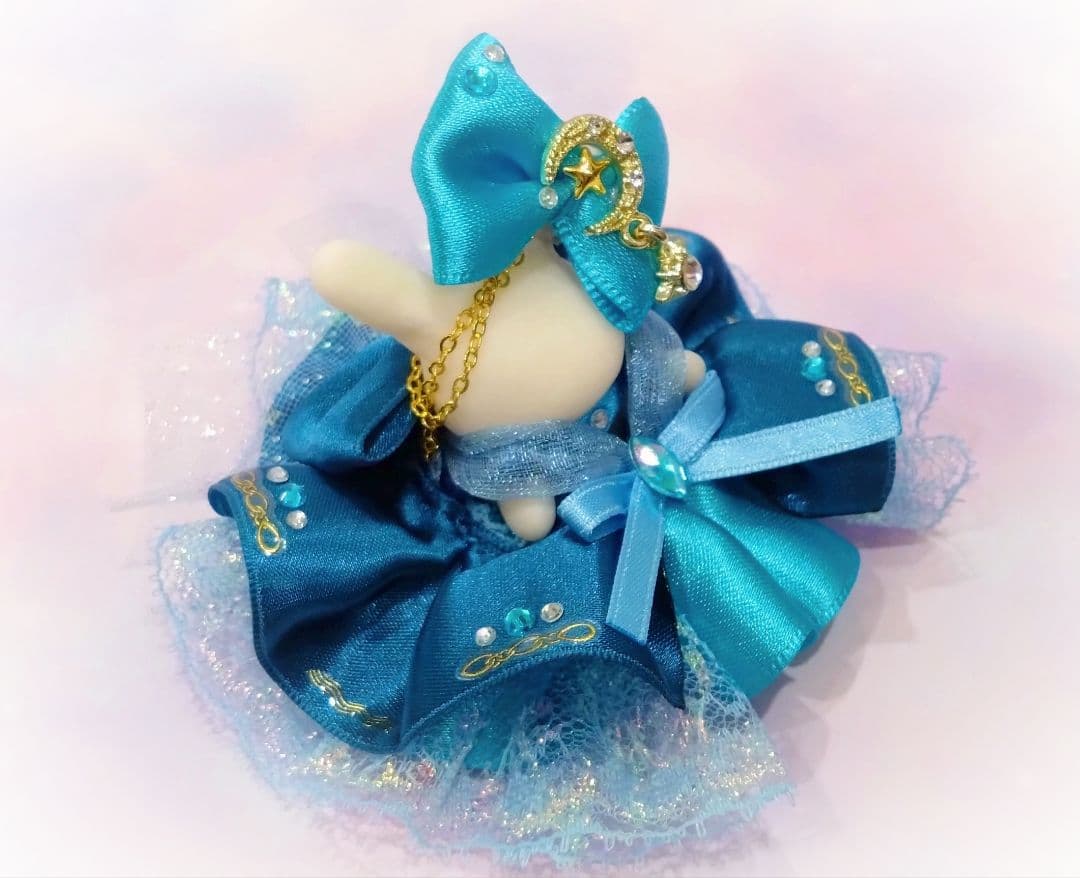 【さらママ】ドール　赤ちゃん　ドレス　ピンク　水色　水瓶座　2月　星座