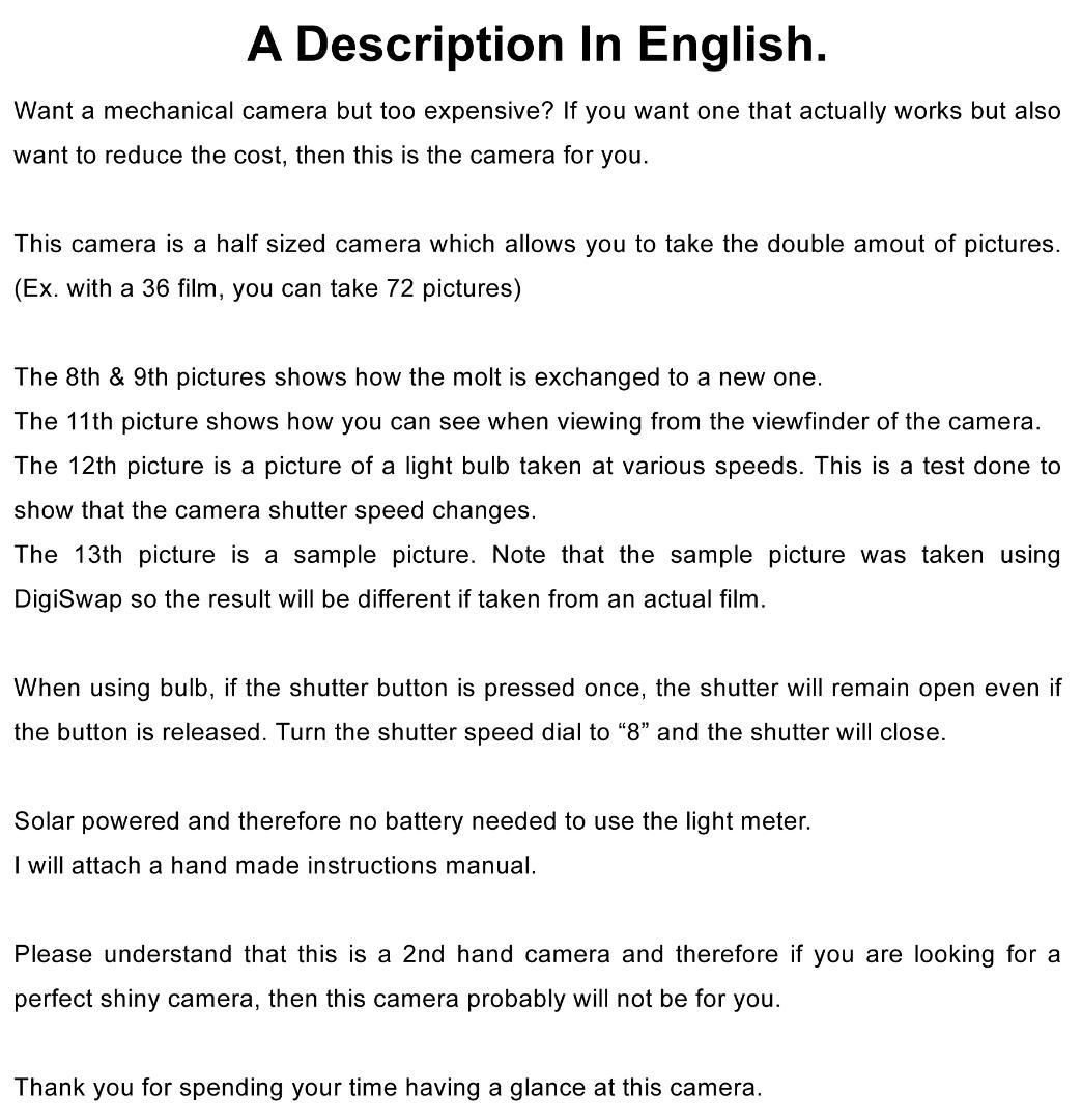 Olympus Pen D レンジファインダーカメラ