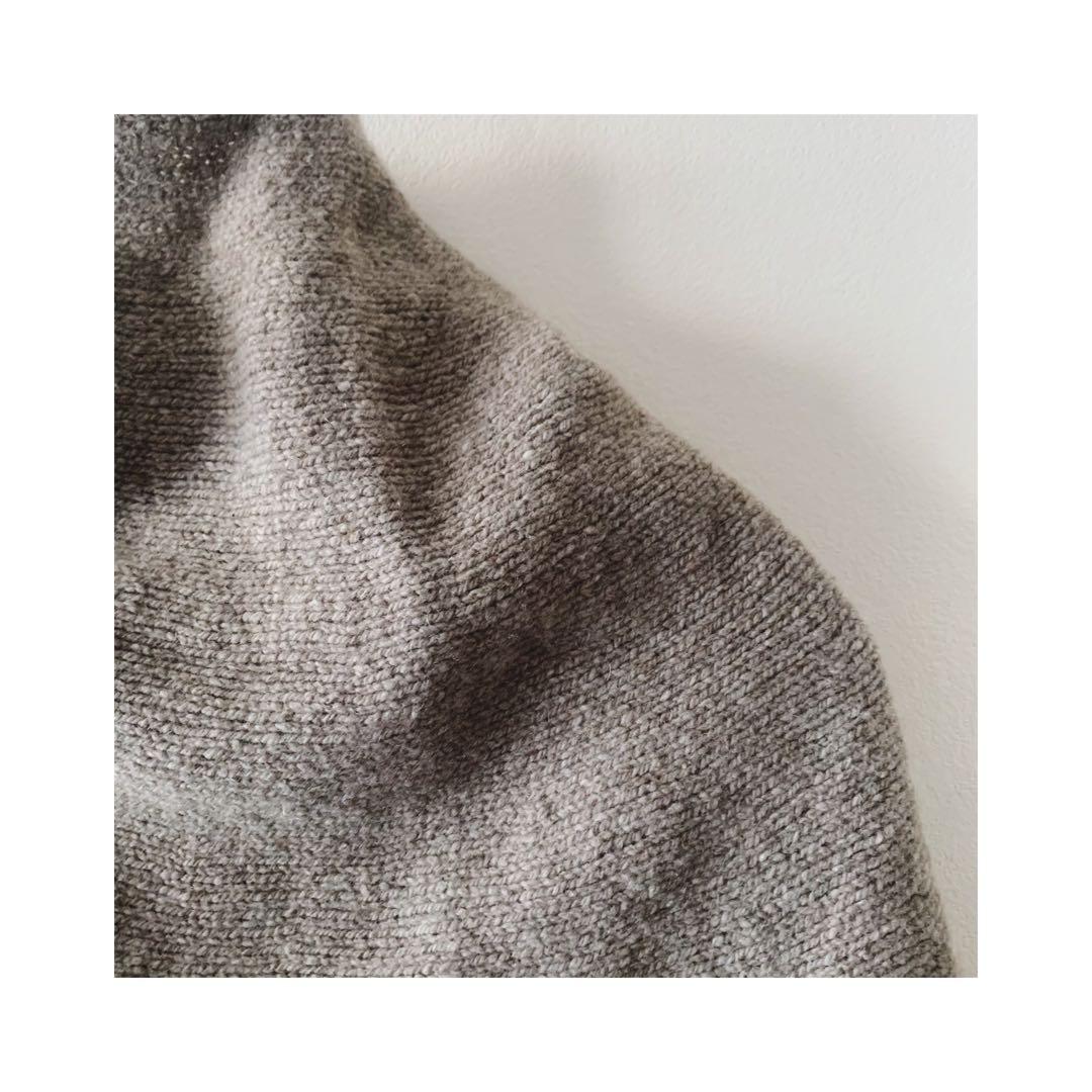 小物 evameva. cashmere sable snood otter gray