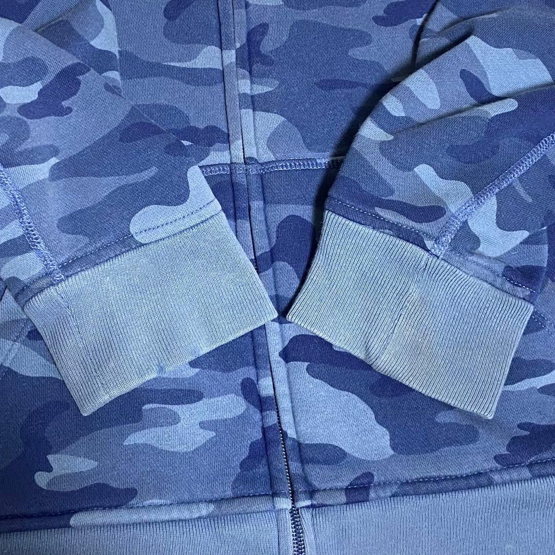 y2k GAP フルジップ パーカー 迷彩 平成ギャル グランジ 裏ボア