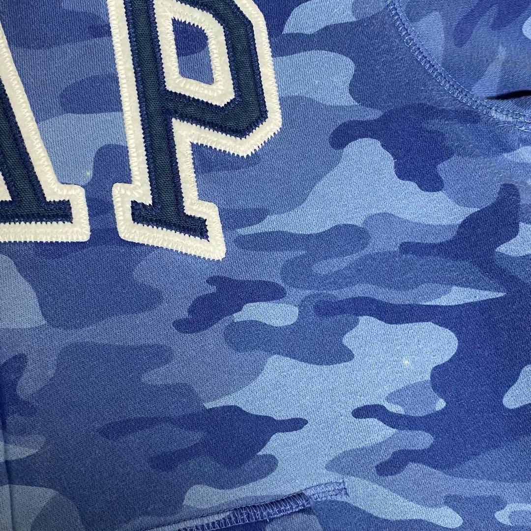 y2k GAP フルジップ パーカー 迷彩 平成ギャル グランジ 裏ボア