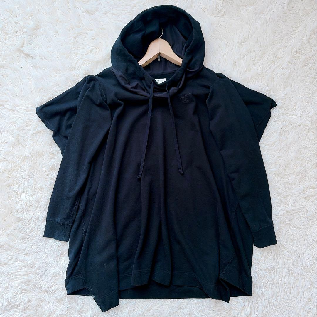 ヴィヴィアンウエストウッド　アングロマニア　変形パーカー　オーブ刺繍　異素材切替