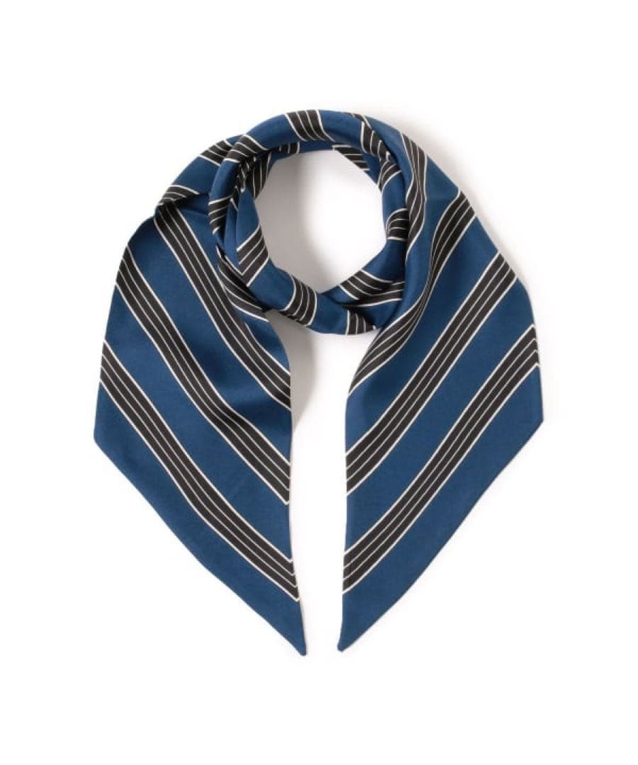 Brilla per il gusto シルク ストライプ スカーフ ブリッラ