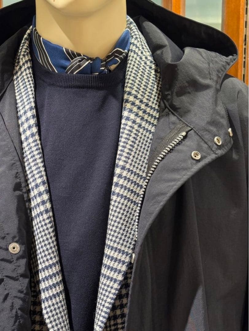 Brilla per il gusto シルク ストライプ スカーフ ブリッラ