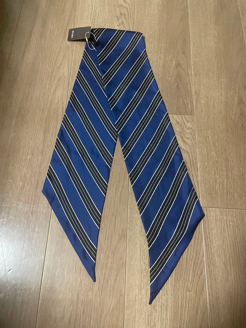 Brilla per il gusto シルク ストライプ スカーフ ブリッラ