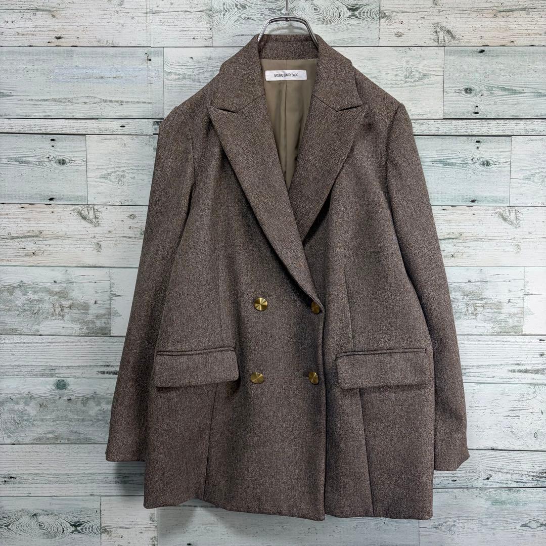 24年モデル　ナチュラルビューティーベーシック　ダブルブレストボクシージャケット