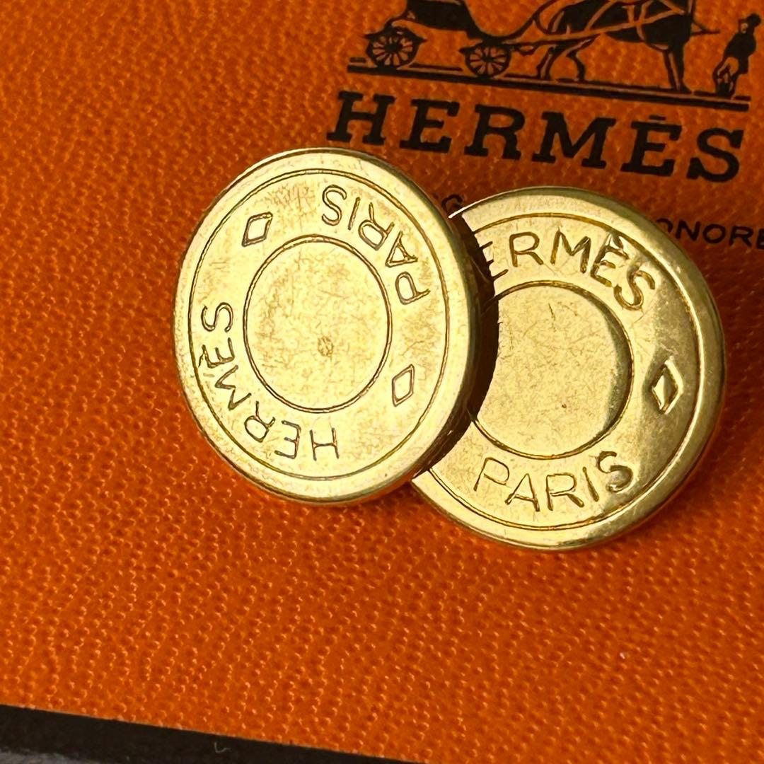 HERMESエルメス　カフリンクス　セリエ　ゴールド　片方