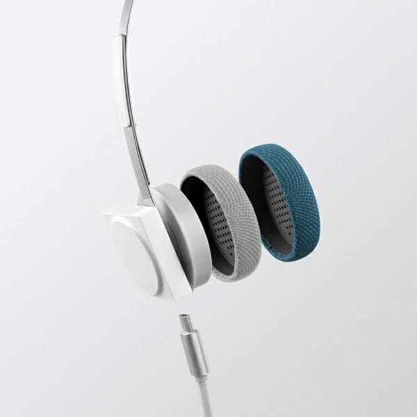 ☆ km5 Lightwear Headphones ホワイト HP1-001W