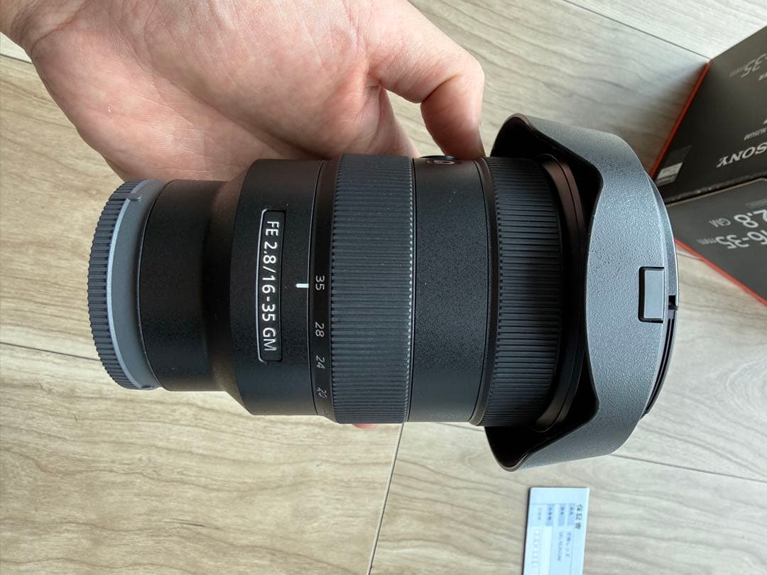SONY16-35mm F2.8 GM（SEL1635GM）美品 プロテクター付