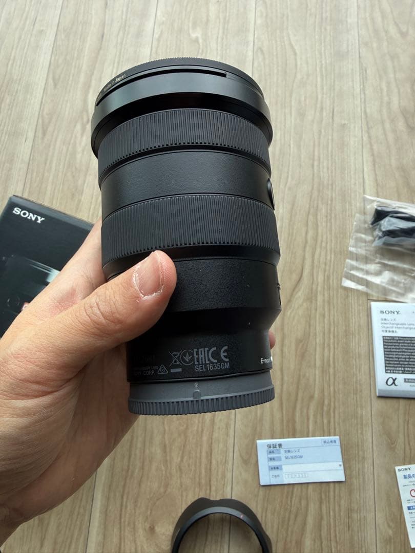 SONY16-35mm F2.8 GM（SEL1635GM）美品 プロテクター付