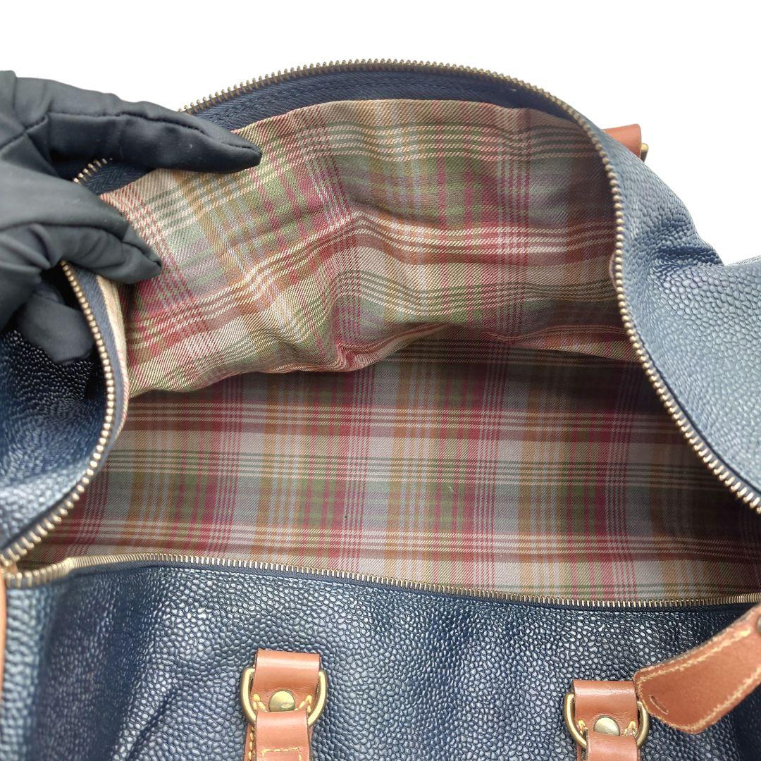 【大容量】マルベリー　レザー　大型　ボストン　バッグ　2WAY 旅行　出張