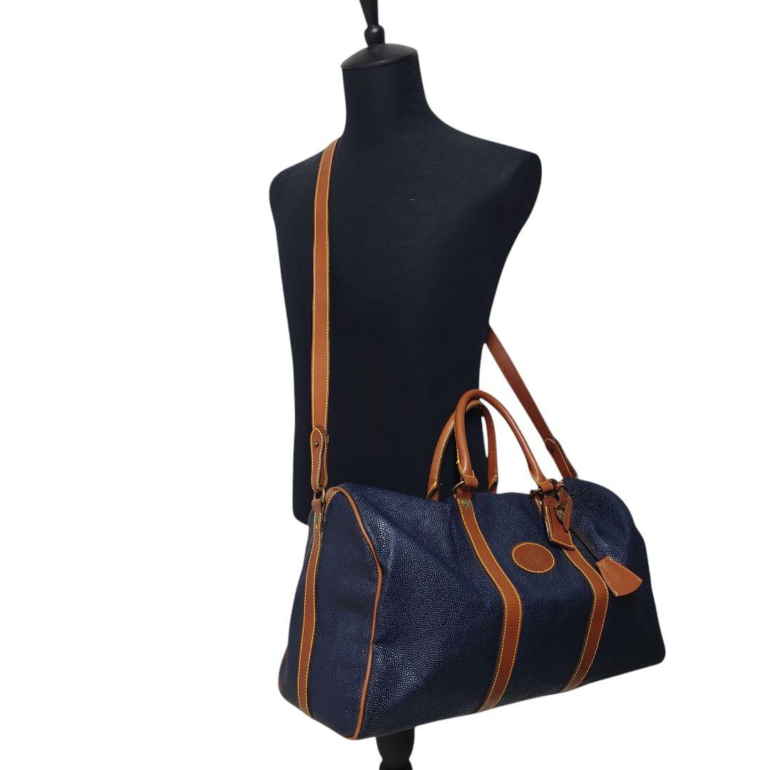 【大容量】マルベリー　レザー　大型　ボストン　バッグ　2WAY 旅行　出張