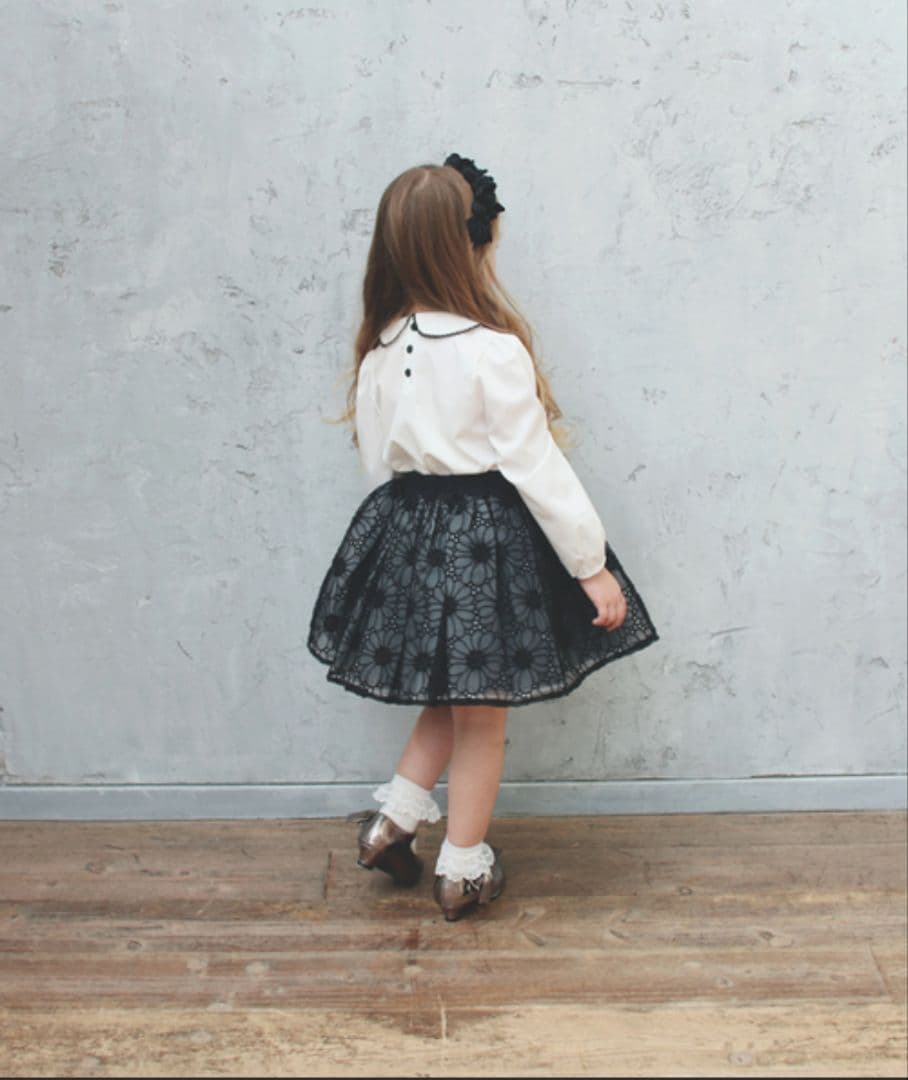 Rora　モイナブラウス、スカートセット　110cm 　卒園式　入園式　発表会