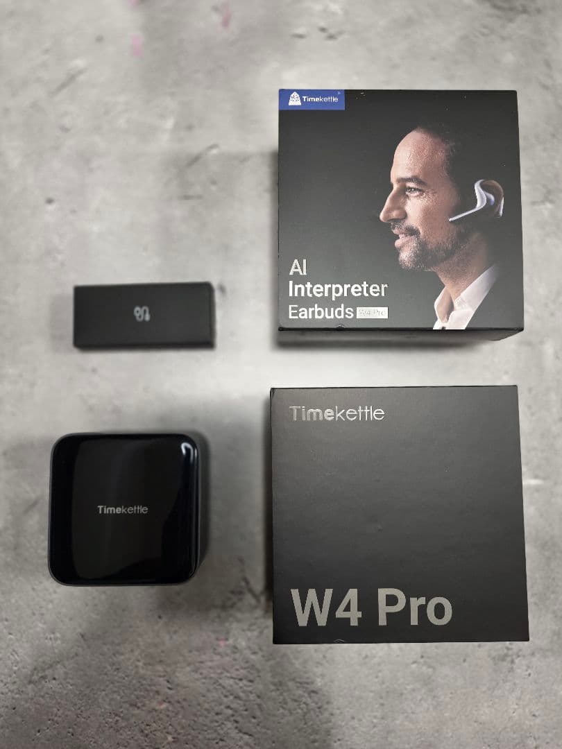 Timekettle W4 Pro 双方向同時翻訳ワイヤレスイヤフォン